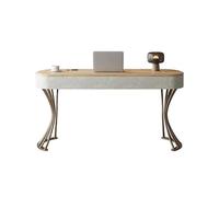Semplice Scrivania in legno massello, soggiorno, studio, ufficio, scrivania, legno di frassino di alta qualità, moderna, semplice, leggera, di lusso, for PC, scrivania Scrivere(Yellow Table,1.3*0.6*0.