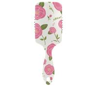 Semplice Spring Rose Peach carino spazzola per capelli ricci cuoio capelluto massaggio per capelli sottili con manico ergonomico cepillo para cabello de mujer