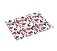 Semplice tappetino scolapiatti grande con stampa street art per bancone della cucina, 45,7 x 61 cm, in microfibra assorbente, tappetino per scolapiatti da cucina, tappetino antiscivolo con anello per