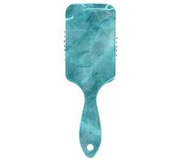 Semplice Turchese Sfondo Colorato Spazzola liscia per capelli ricci Progettato massaggio spazzola per capelli fini con manico ergonomico cepillo para pelo rizado