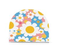 Semplice White Blooms Portagiovaglioli quadrato in acrilico per tavolo, porta tovaglioli autoportante da cucina per bagno decorazione domestica per bagno, ristorante