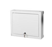 Semplice Wifi Wall Rack Box Internet Router Mensola Cavo Filo Spina a Muro Bordo Mensola Wi-Mounted WiFi Router Storage Box Presa Schermatura Filo di Finitura Scatola di Filo di finitura,