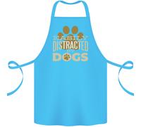 Semplicemente Distratta Da Cani Divertente Adhd Cotone Grembiule 100% Biologico