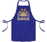 Semplicemente Distratta Da Cani Divertente Adhd Cotone Grembiule 100% Biologico