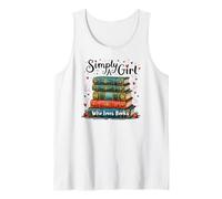 Semplicemente Una Ragazza Che AMA i Libri Illustrazione Canotta