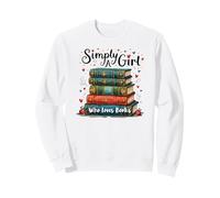 Semplicemente Una Ragazza Che AMA i Libri Illustrazione Felpa