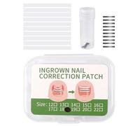 Semplici cerotti di correzione per unghie - 10 pezzi di cerotto correttore per unghie incarnite, strisce adesive per la cura dei piedi adulti donne e uomini