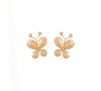 Semplici ed eleganti orecchini a farfalla da donna, leggeri e minimalisti, gioielli minimali regalo per lei