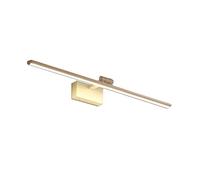 Semplici Led Specchio Fari Bagno Bagno Cabinet Specchio Luce Impermeabile e Anti-Nebbia Lampade Bagno Luci Nordiche/White-Warm Light/80Cm