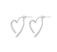 Semplici orecchini per il cuore dell’amore - retrò per le donne - non comuni orecchini per le orecchie