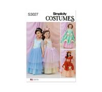 Semplicità 3027 Costumi Per Bambini Modello Da Cucire Taglie 3-8 Anni MEDIA