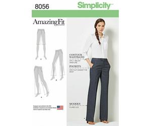 Semplicità 8056 Pantaloni E Shorts Da Donna Modello Taglie 10-18 E 20W-28W