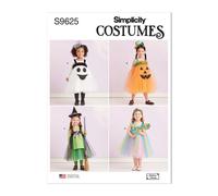 Semplicità 9625 Costume In Tulle Per Bambini Fantasma Zucca Strega Lolly
