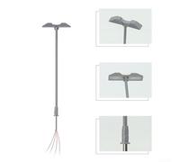 Semplifica i tuoi progetti paesaggistici con questo set completo di cinque lampioni stradali a LED per modelli Z