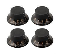 Semplifica la tua esperienza di gioco con questa affidabile confezione da 4 per i controlli del cappello a cilindro della chitarra elettrica (nero)