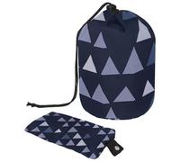 Semplifica la tua routine di viaggio con questa borsa per il trucco pieghevole, grande capacità e facile da pulire!, motivo geometrico triangolare, Multicolore,