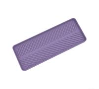 Semplifica la tua routine quotidiana con un organizer per lavello in silicone che mantiene gli oggetti puliti e accessibili (viola)