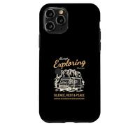 Sempre esplorare il silenzio Riposo Pace (Camper Nature Graphic) Custodia per iPhone 11 Pro