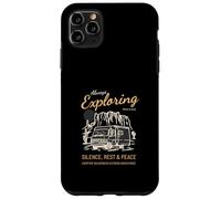 Sempre esplorare il silenzio Riposo Pace (Camper Nature Graphic) Custodia per iPhone 11 Pro Max