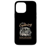 Sempre esplorare il silenzio Riposo Pace (Camper Nature Graphic) Custodia per iPhone 13 Pro Max