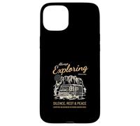 Sempre esplorare il silenzio Riposo Pace (Camper Nature Graphic) Custodia per iPhone 15 Plus
