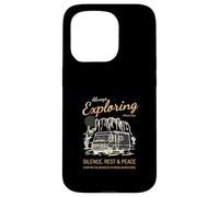 Sempre esplorare il silenzio Riposo Pace (Camper Nature Graphic) Custodia per iPhone 15 Pro