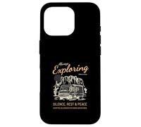 Sempre esplorare il silenzio Riposo Pace (Camper Nature Graphic) Custodia per iPhone 16 Pro