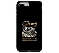Sempre esplorare il silenzio Riposo Pace (Camper Nature Graphic) Custodia per iPhone 7 Plus/8 Plus
