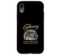 Sempre esplorare il silenzio Riposo Pace (Camper Nature Graphic) Custodia per iPhone XR