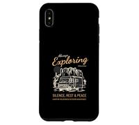 Sempre esplorare il silenzio Riposo Pace (Camper Nature Graphic) Custodia per iPhone XS Max