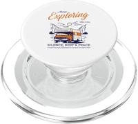 Sempre esplorare il silenzio Riposo Pace (Nature Camping Graphic) PopSockets PopGrip per MagSafe
