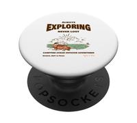 Sempre esplorare mai perso Avventura all'aperto oceano falò PopSockets PopGrip Adesivo