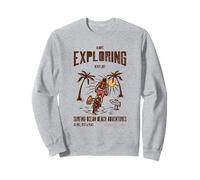 Sempre Esplorare mai Perso Surf Ocean Beach Adventures Felpa