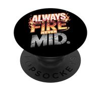Sempre Fuoco. Mai Metà. PopSockets PopGrip Adesivo