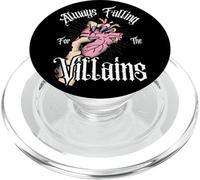 Sempre innamorarsi dei cattivi Cuore gotico Romance Art PopSockets PopGrip per MagSafe