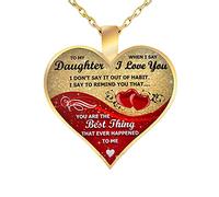 Sempre Mind You Regalo Collana commemorativa Cuore di Mia Mamma Giorno Caldo per Parlare Gioielli Collane e Ciondoli Custodia Organizzatore Gioielli, Copper, Senza pietra preziosa