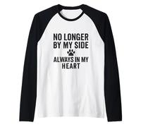 Sempre nel mio cuore. Vintage Pet Tribute. Maglia con Maniche Raglan
