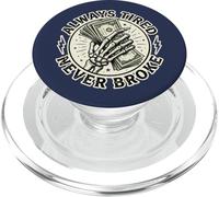 Sempre stanco mai rotto divertente Bitcoin Money PopSockets PopGrip per MagSafe