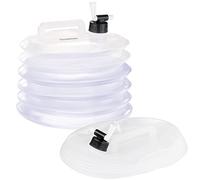 Semptec Urban Survival Technology Giardino e Giardinaggio - Contenitori da Campeggio Pieghevole: tanica d'Acqua Pieghevole, Rubinetto Integrato, 15 Litri (Serbatoio Acqua Dolce)