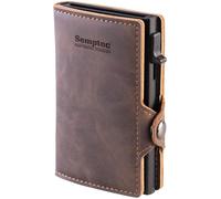 Semptec Urban Survival Technology Portafoglio porta carte RFID con scomparto per monete e banconote, marrone