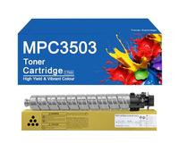 SEMTGJ Cartucce di toner a 4 colori MPC3503 ad alta capacità compatibili per MP C3503C BK/C/M/Y sostitutive per Ricoh MP C3003SP C3503SP C3004sp C3004exsp C3504SP C3504exsp,MPC3503-BK