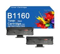 SEMTGJ Cartucce di toner B1160 di ricambio per stampanti DELL B1160 B1160W B1163 B1165nfw, alta resa 2000 pagine,B1160-2Pack