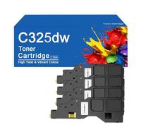 SEMTGJ Cartucce di toner compatibili C325dw 4 colori di ricambio per stampante Fujifilm ApeosPrint C325 C325dw C325df C325dw, alta resa 6000 pagine,C325dw-4 Color