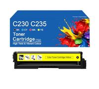 SEMTGJ Cartucce Toner C230 C235 compatibili per Stampante XEROX C230/C235 006R04383/84/85/86 006R04387/88/89/90 Sostituzione (Senza Chip),C230-Y