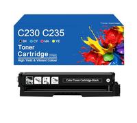 SEMTGJ Cartucce Toner C230 C235 compatibili per Stampante XEROX C230/C235 006R04383/84/85/86 006R04387/88/89/90 Sostituzione (Senza Chip),C230-BK