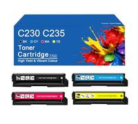 SEMTGJ Cartucce Toner C230 C235 compatibili per Stampante XEROX C230/C235 006R04383/84/85/86 006R04387/88/89/90 Sostituzione (Senza Chip),C230-4Color