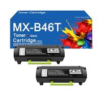 SEMTGJ Cartuccia toner di ricambio ad alta capacità MX-B46T per stampanti Sharp MX-B467F, B467MF, MX-B467P con chip.,MXB46-2Set