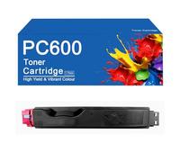SEMTGJ PC600 (4 colori BK C M Y) Cartuccia toner compatibile 408314 40315 408316 408317 Sostituzione per stampante RICOH PC600, alta resa 18000 pagine,PC600 -M