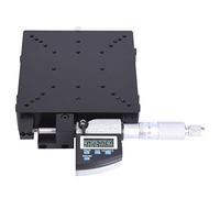 SEMX120AS Piattaforma micrometrica con display digitale, tavola di traslazione lineare, 120x120 mm, precisione 0,001 mm, per misurazioni di precisione in laboratorio ottico, lega