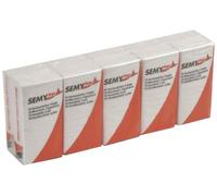 Semy Top Fazzoletti 4 veli, Bianco luminoso, Confezione da 10 [10 x 10 salviettine]